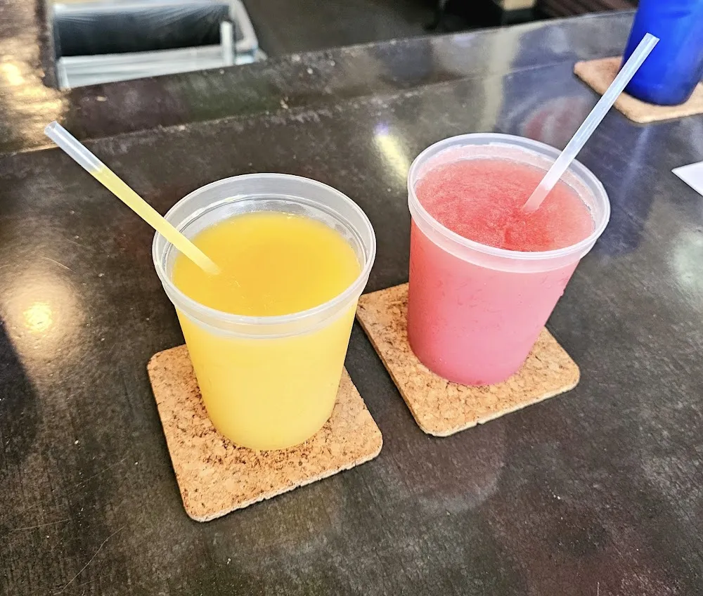 Mango & Rasberry Lemonade Slushies